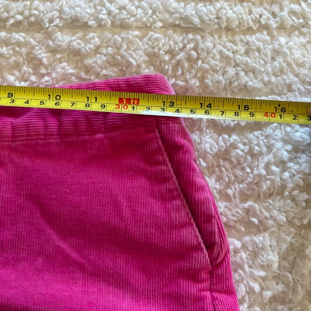 Ralph Lauren Hot Pink Corduroy Skort Girls Size 14 Mini Skirt‎ Shorts Pony Logo